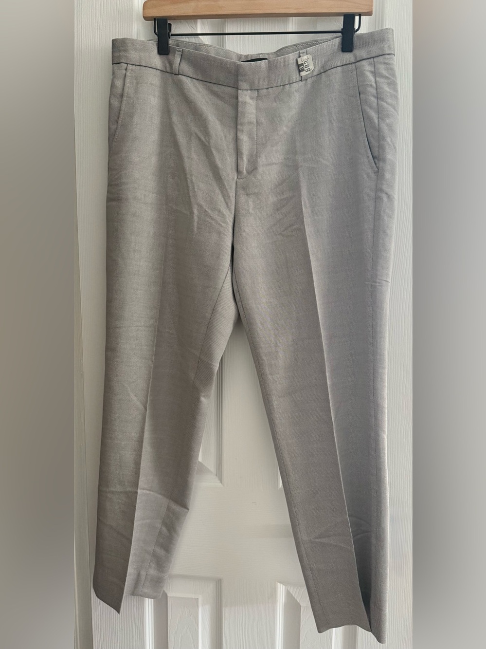 Banana Republic Light Gray Women's Dress Trousers